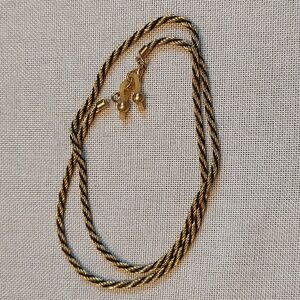 Gold/Black Eyeglasses Chain